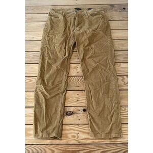 Banana Republic Athletic Tapered Fit Corduroy Pants Size 33x30 Men’s Brown